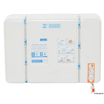 Zattera di salvataggio Osculati Oceanlife III contenitore rigido ABS