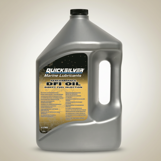 Olio motore Quicksilver® Performance DFI Synthetic Blend per motori fuoribordo 2 tempi a iniezione diretta (DFI) e OptiMax.