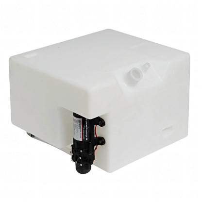 Serbatoio acqua Osculati con autoclave 12V in polietilene bianco