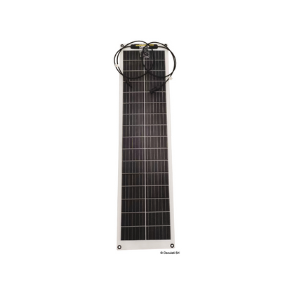 Pannello solare flessibile Osculati ultra-sottile con celle monocristalline aerospaziali ad alta efficienza e connettori MC4. 45W1120x282x2_5mm