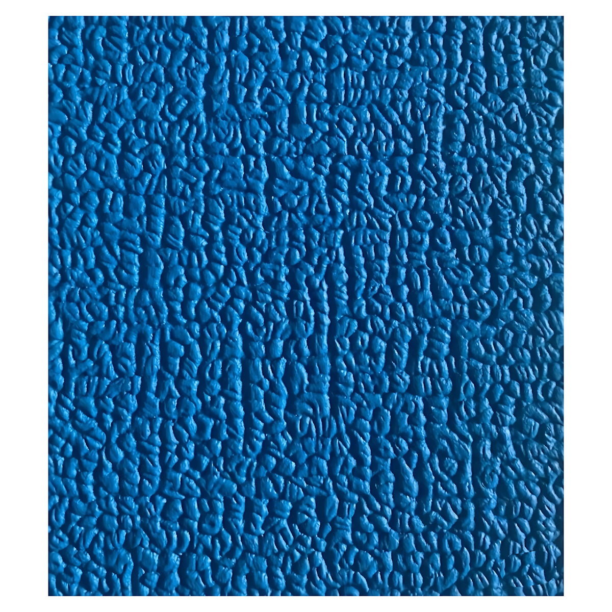 Rivestimento per pavimenti nautici in PVC modello Lario colore 290 Azzurro, disegno effetto bouclé con supporto telato.