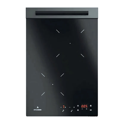 Piano cottura a gas in vetro nautico 2 fuochi formato verticale 330x500mm con display touch