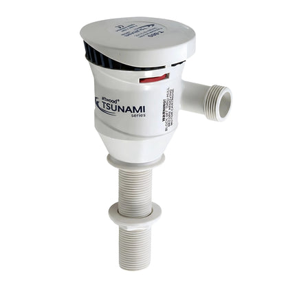 Pompa elettrica Attwood 12V 38 litri minuto per aerazione vasche pescato ed esche vive.