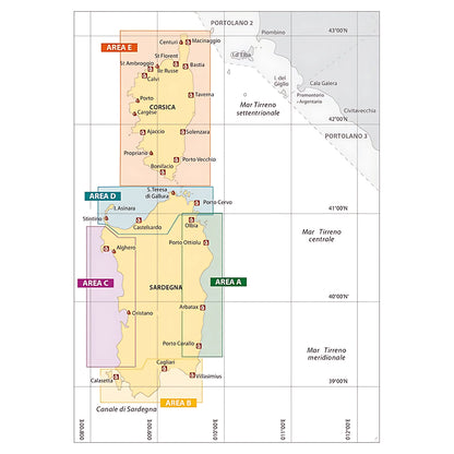 Portolano Cartografico 15 Sardegna e Corsica seconda edizione 2026 di Luca Tonghini edito da Edizioni il Frangente