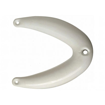 Paraprua Majoni Classico 35 x 33 cm colore bianco a forma di U con tre fori di fissaggio