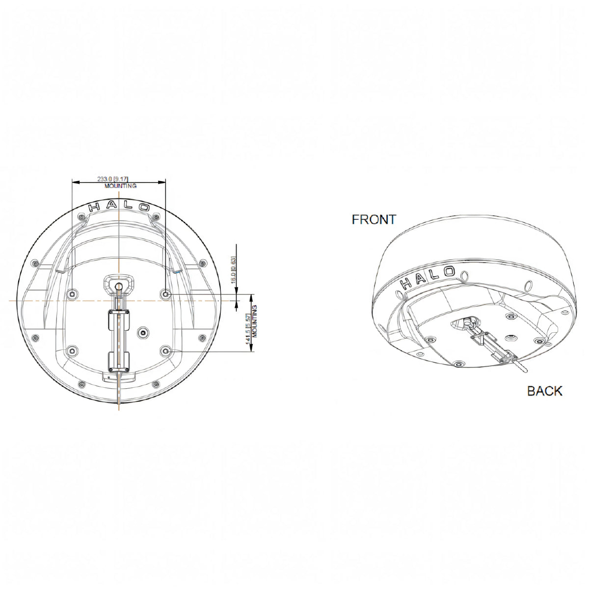 Radar Simrad Halo 20 dome a stato solido compatto
