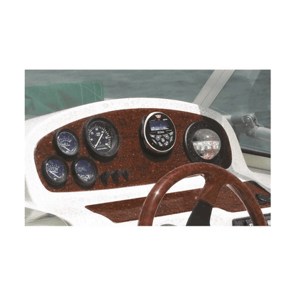 Stereo marino Boss Marine MGR350B tondo da cruscotto con display LCD e connessione Bluetooth.