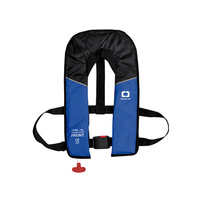 Salvagente autogonfiabile MK150 150N omologato EN ISO 12402-3 con attivatore automatico UML-5 per adulti colore blu nero