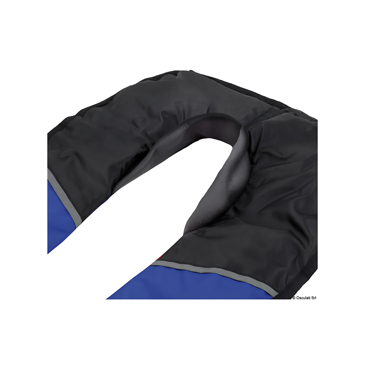Salvagente autogonfiabile MK150 150N omologato EN ISO 12402-3 con attivatore automatico UML-5 per adulti colore blu nero