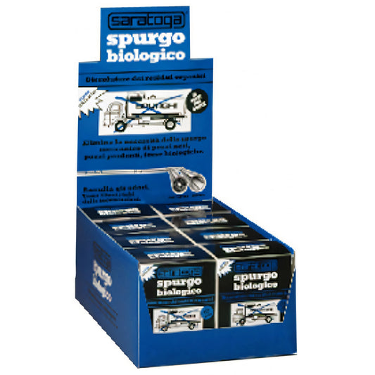 Saratoga Spurgo Biologico per fosse biologiche, confezione da 10 buste da 40 g