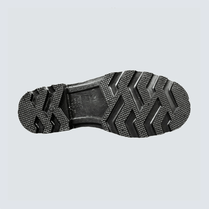 Suola nera antiscivolo con tasselli a chevron dello stivale Scafandro OCEAN Original Waders