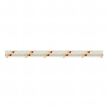 Scotta doppia treccia Sebino Ø 12 mm bianca con segnalino giallo e rosso