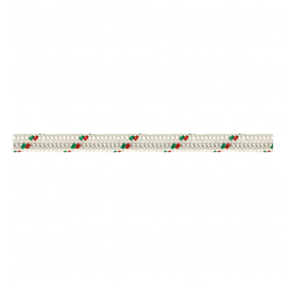 Scotta doppia treccia Sebino Ø 10 mm bianca con segnalino verde e rosso