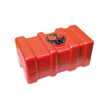Serbatoio fisso per carburante in Eltex arancione, omologato CE, completo di gruppo flangiato per connessioni. 02