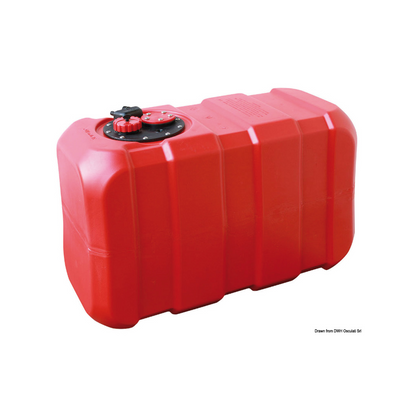Serbatoio fisso per carburante in Eltex arancione, omologato CE, completo di gruppo flangiato per connessioni. 07