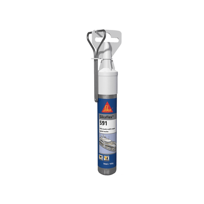 Tubetto autoestrudente di sigillante marino Sikaflex 591 da 70 ml per piccole riparazioni.
