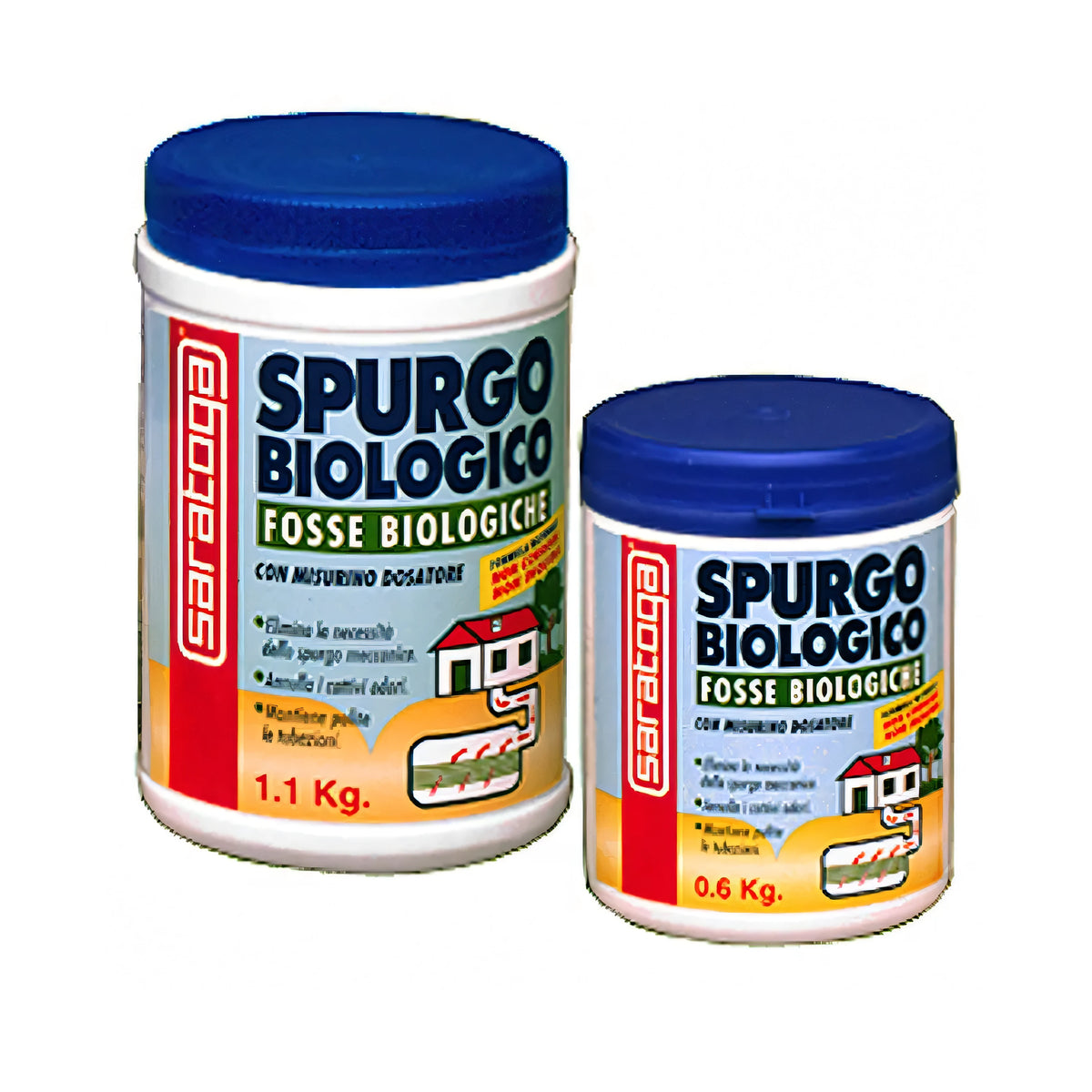 Saratoga Spurgo Biologico per fosse biologiche in polvere