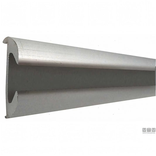 Supporto in alluminio anodizzato Tessilmare H37 mm barra 4 metri per profilo parabordo Bottazzo