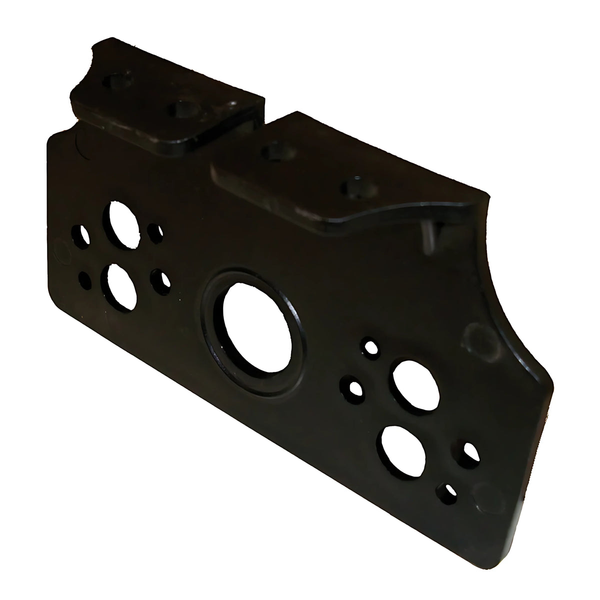 Supporto universale per fanali d'ingombro per carrelli portabarche dimensioni 107x61x21 mm