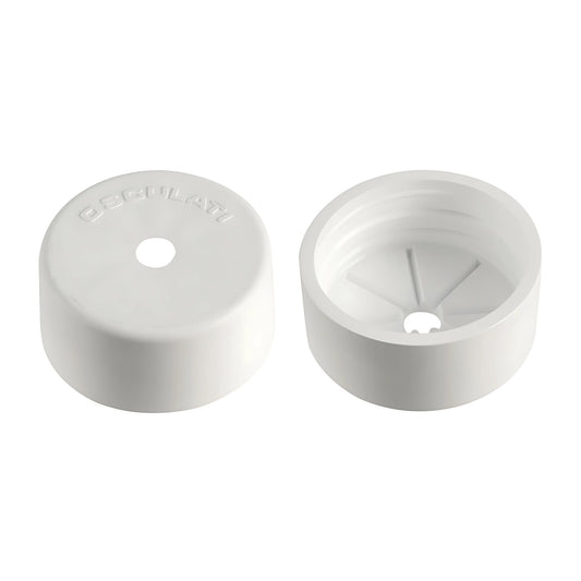Tappo di finitura in PVC morbido bianco preforato per tubo passaggio cavi motori fuoribordo serie 16.104.37/38