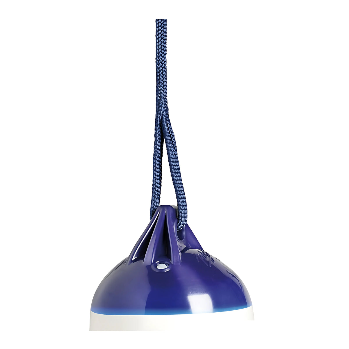 Treccia piattina in polipropilene a 32 fusi colore blu per fissaggio parabordi disponibile in 10, 14 e 18 mm per bobine da 50 metri