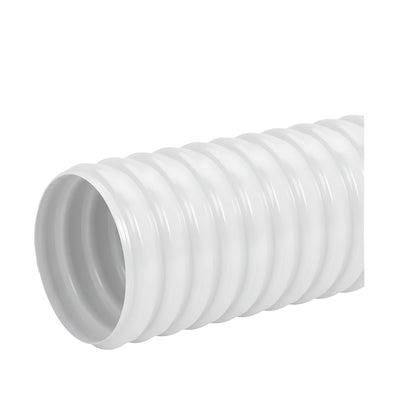 Tubo flessibile spiralato in PVC con spirale di rinforzo per passaggio cavi motori fuoribordo Ø 51 mm vendita al metro disponibile in bianco e grigio