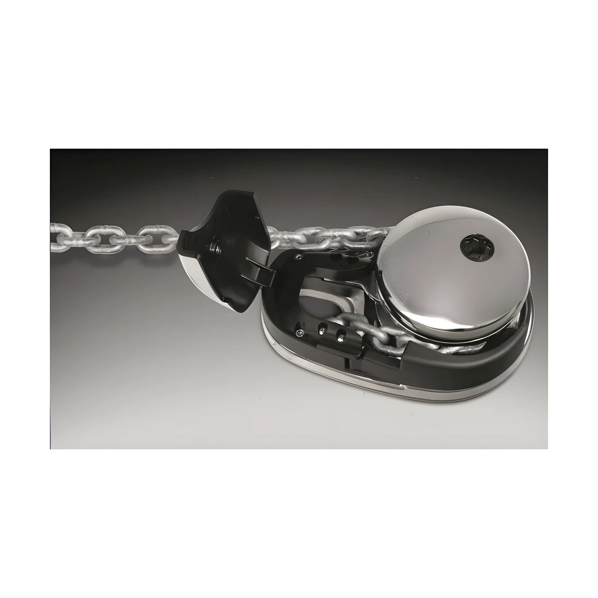 Verricello salpa ancora nautico ad asse verticale Quick Prince DP1 da 500W a 12V, in acciaio inox, per imbarcazioni da 6 a 9 metri.