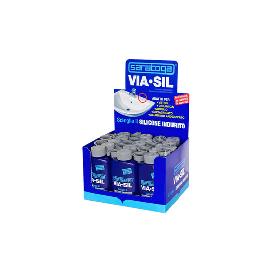 Saratoga Via Sil Indurito scioglisilicone flacone 100 ml