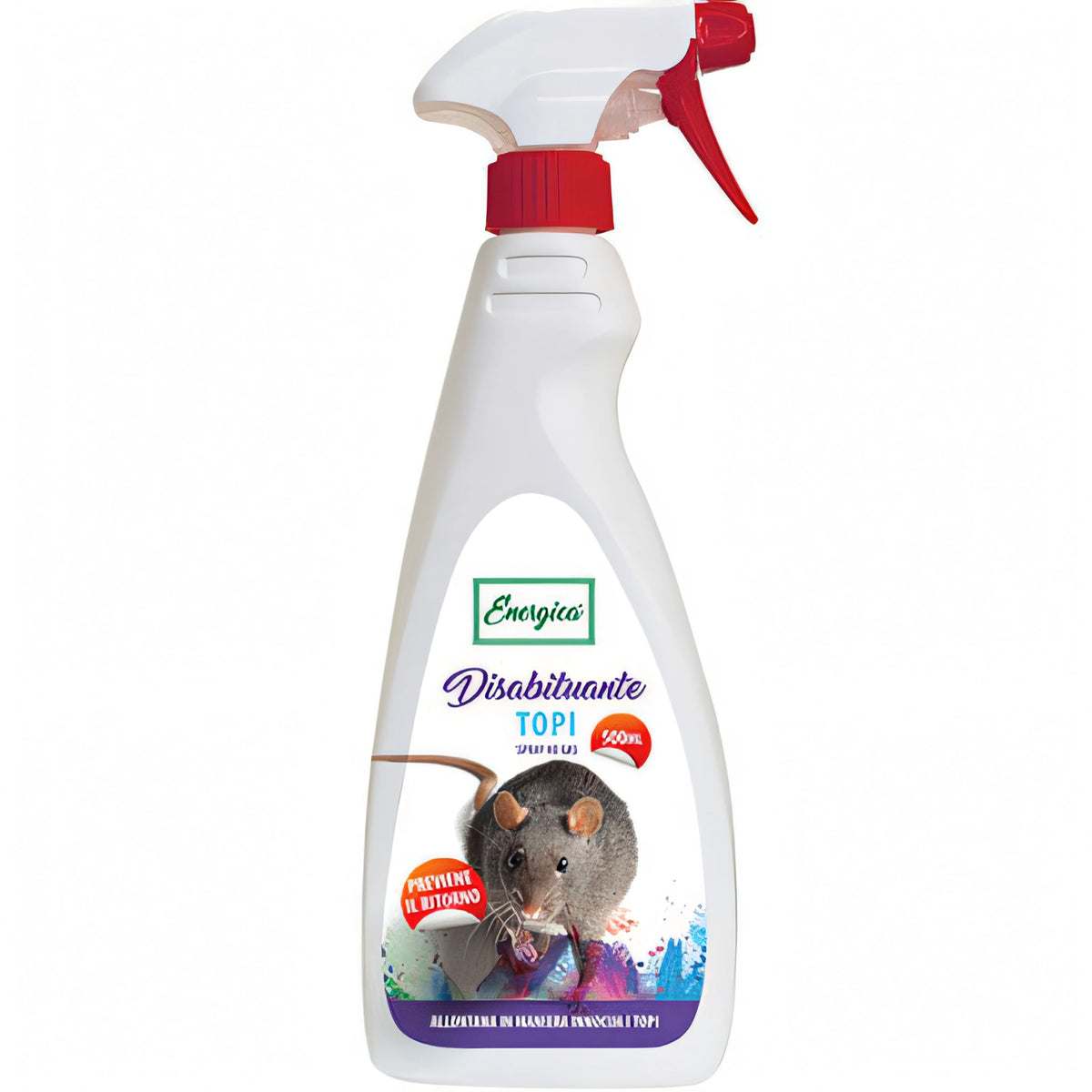 Flacone spray disabituante Energica per topi e ratti, 500 ml