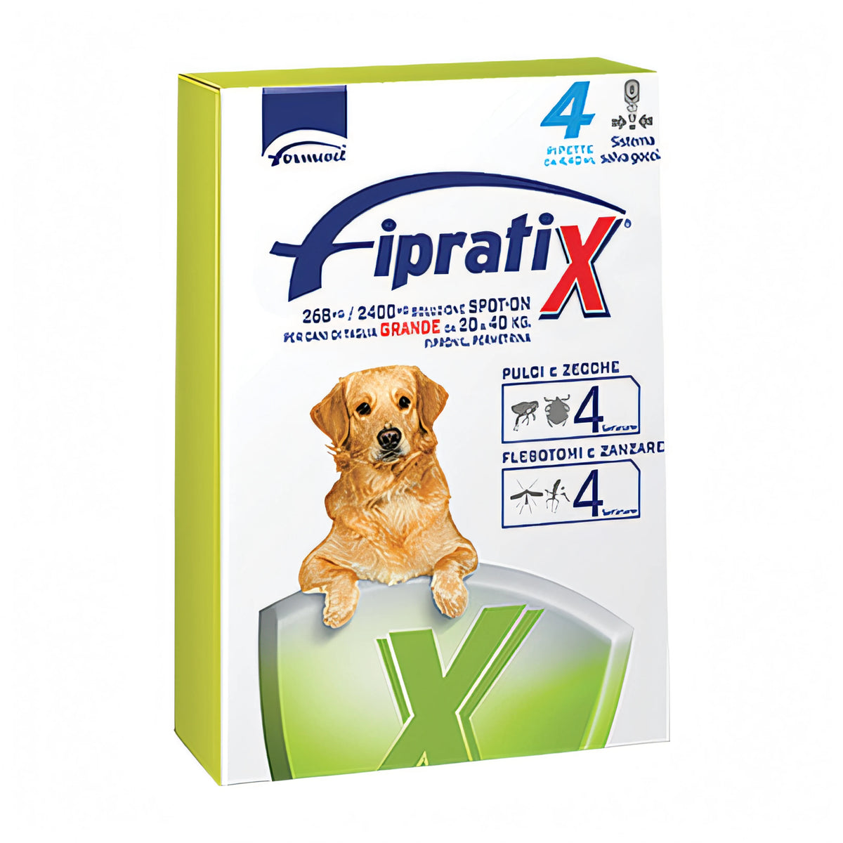 Confezione Fipratix Formevet pipette antiparassitarie per cani 20-40 kg