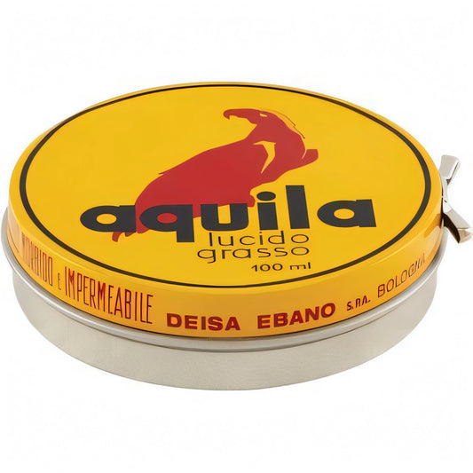 Barattolo di grasso per scarpe Calzanetto Aquila da 100 ml
