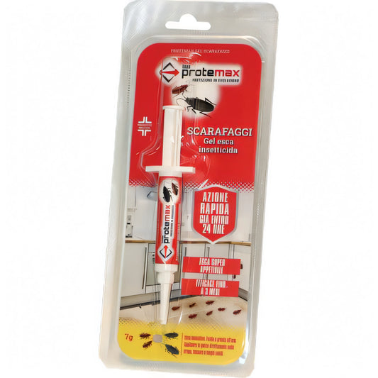 Siringa di esca gel insetticida Protemax per scarafaggi