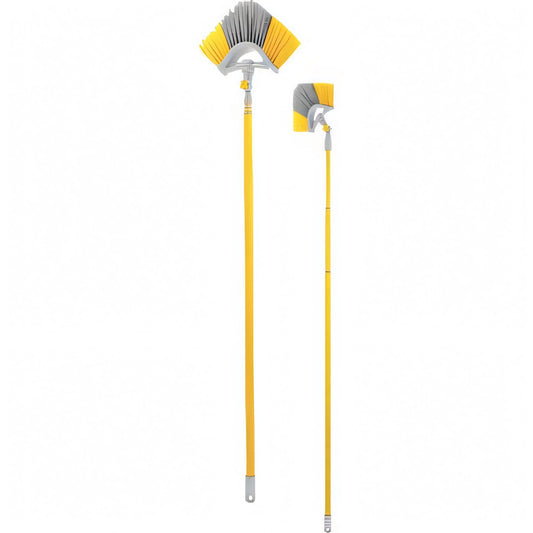 Scovolo milleusi triangolare Apex con manico telescopico, allungabile 108-226 cm