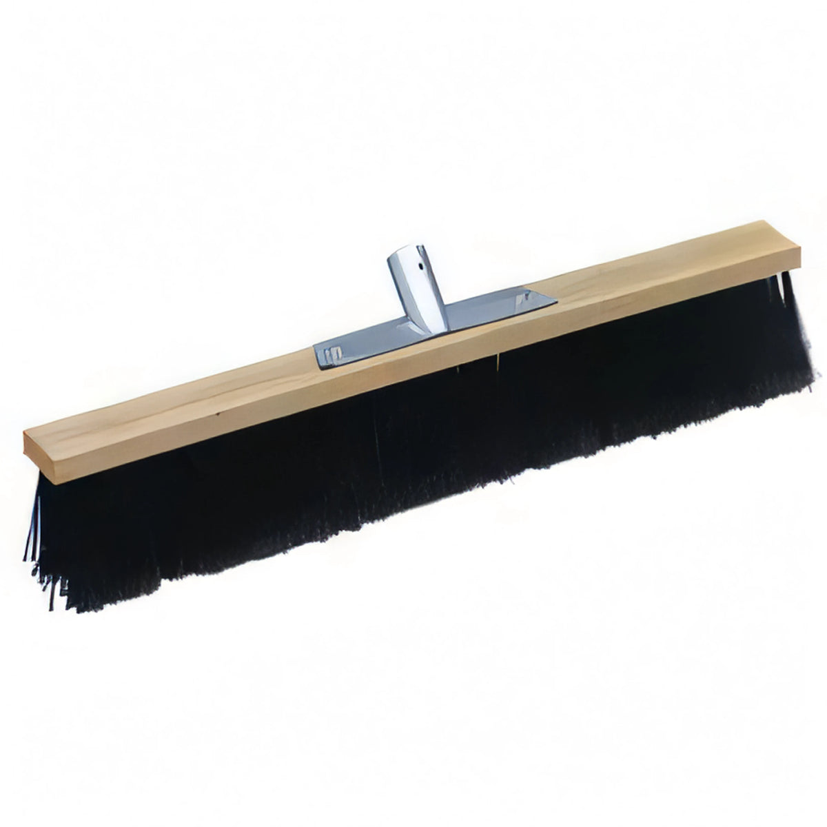 Scopa industriale in fibra dura 60 cm, dorso in legno
