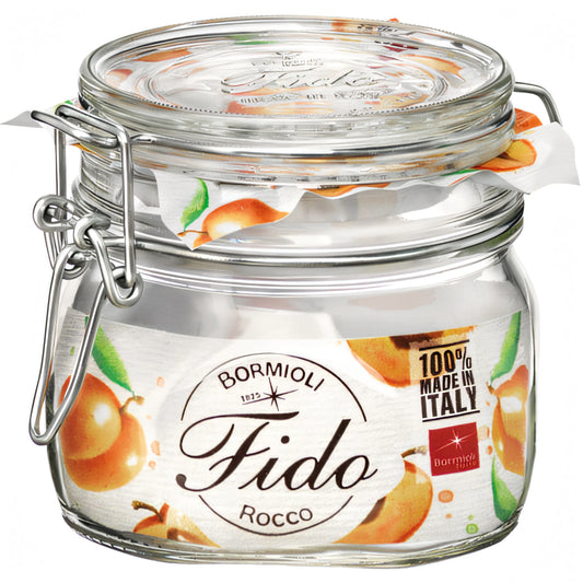 Vaso in vetro Fido Bormioli a chiusura ermetica, 500 ml