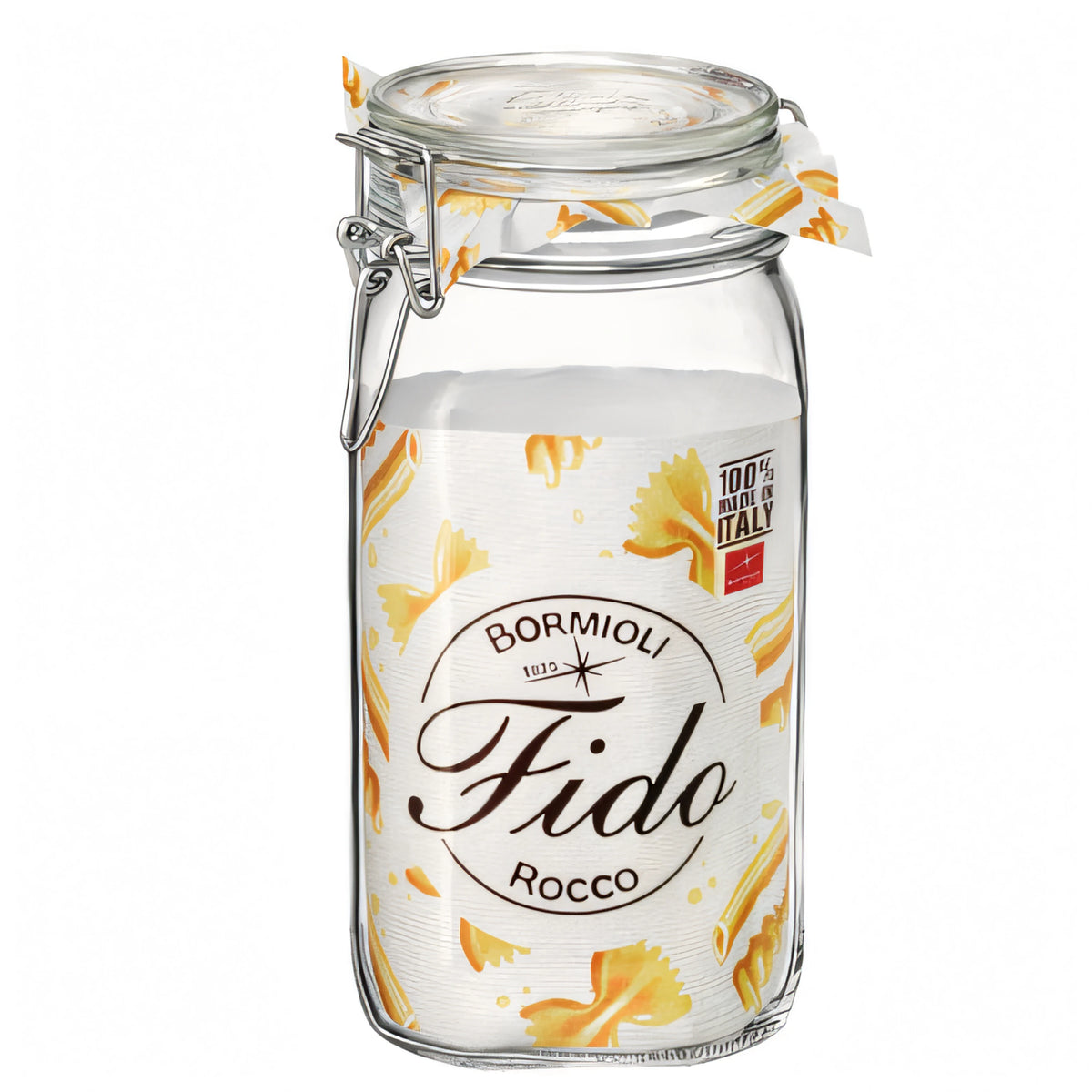 Vaso in vetro Fido Bormioli a chiusura ermetica, 1000 ml