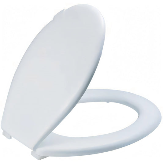 Sedile WC Everest Saniplast in termoplastica bianca
