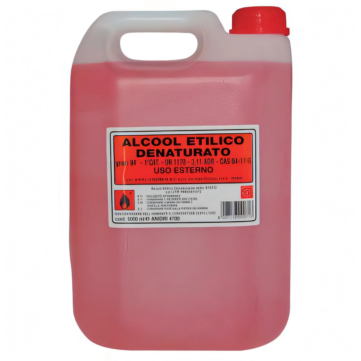 Tanica di alcool etilico denaturato 94° da 5 litri
