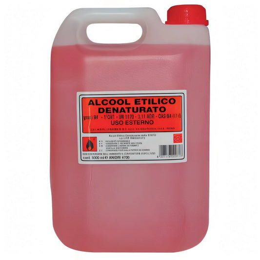Tanica di alcool etilico denaturato 94° da 5 litri