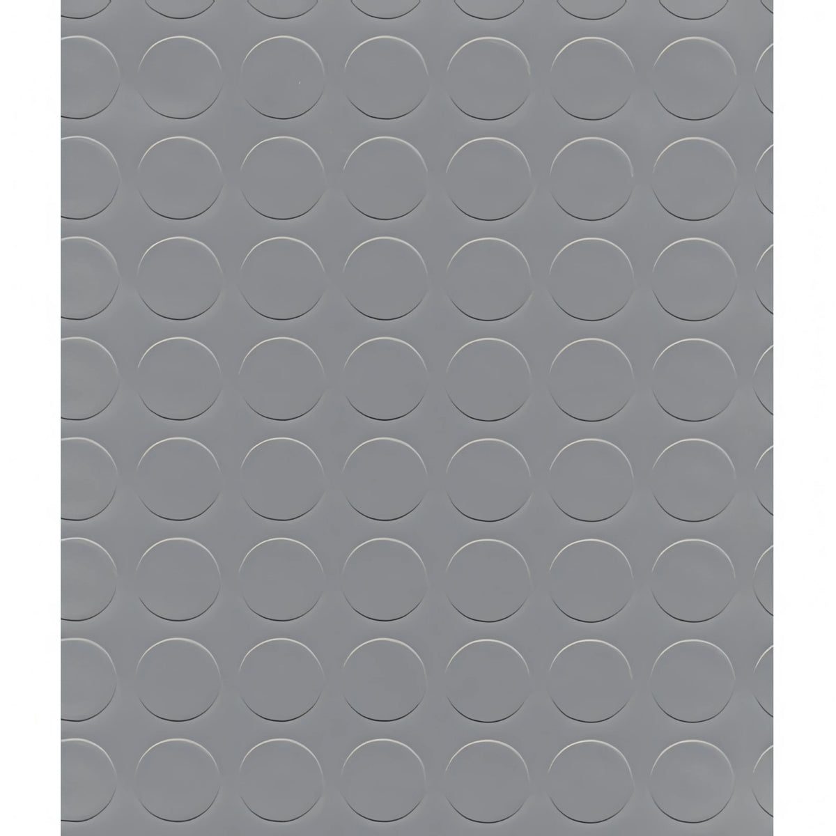 Copripavimento in PVC bollettato Effe grigio chiaro, rotolo 100 cm x 25 m