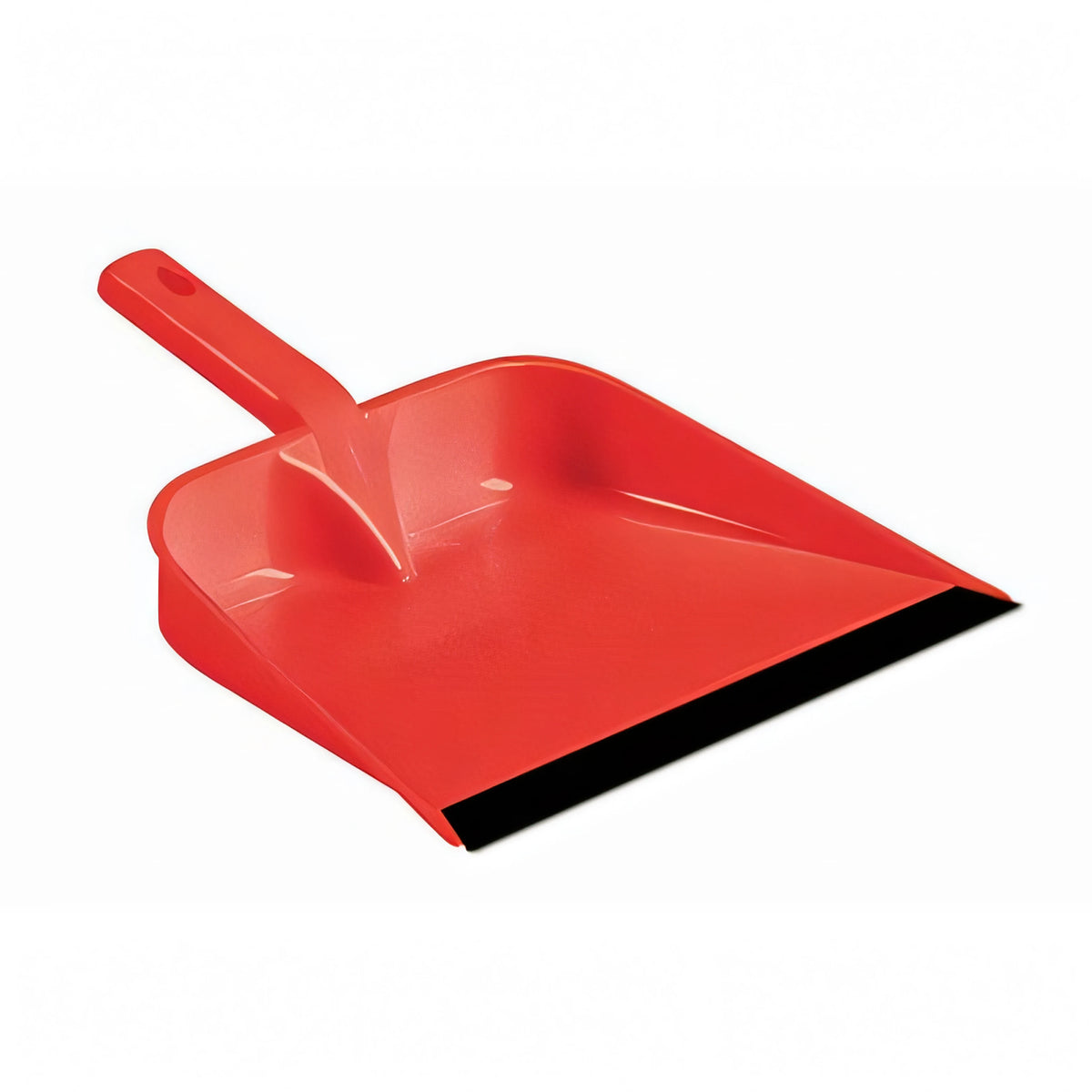 Paletta alza immondizia in plastica con bordo in gomma, 21 cm