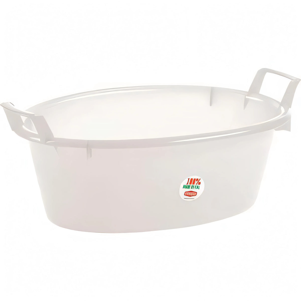 Bacinella ovale Stefanplast con manici, 50 cm