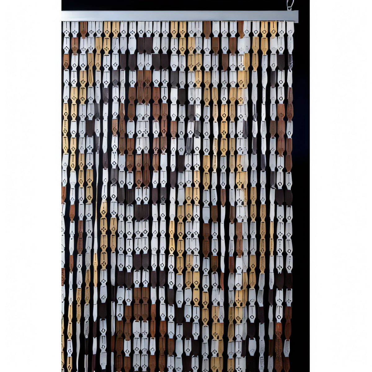Tenda pronta in PVC a rombi con piastrine, 120x230 cm