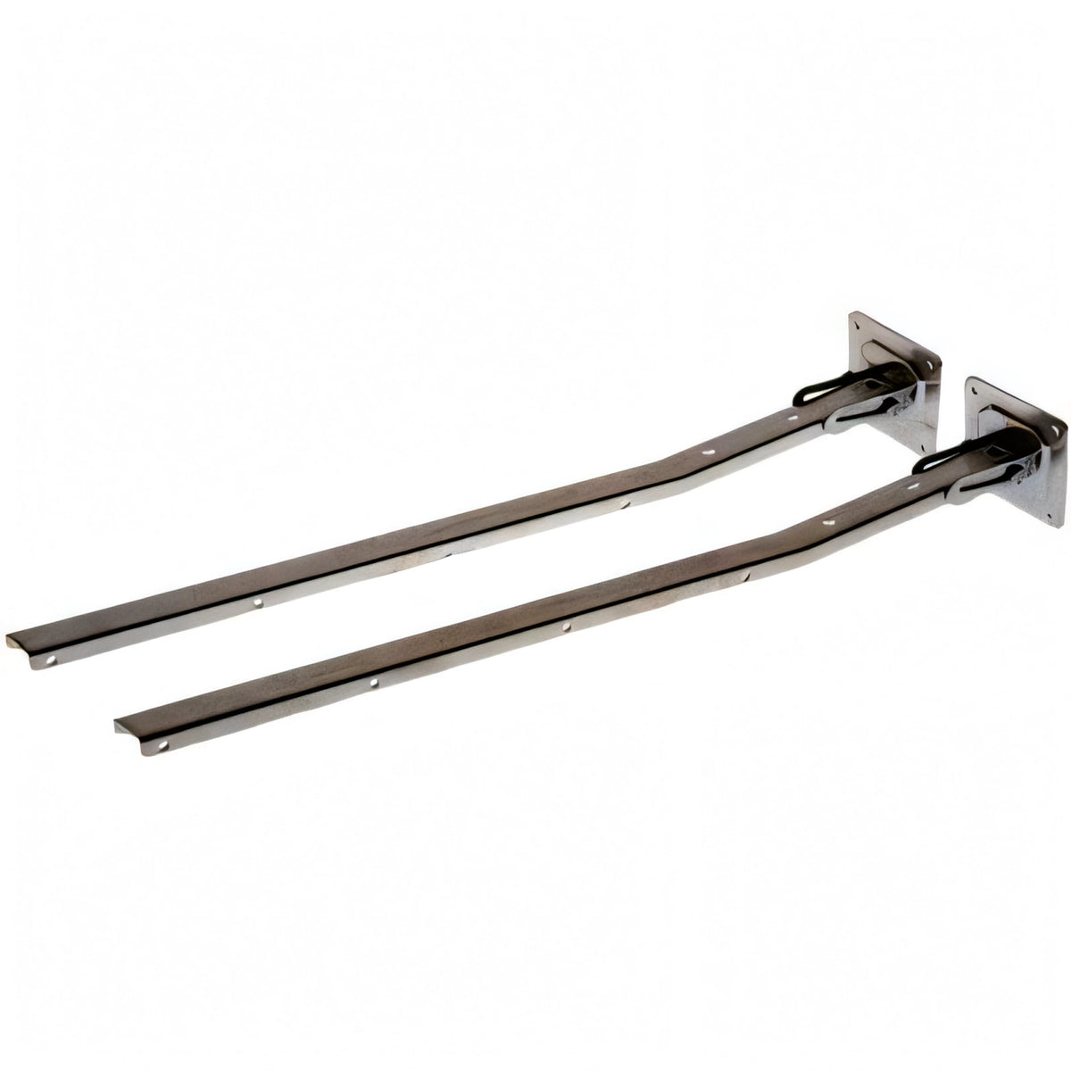 Stendino a muro pieghevole Minutex 714 in acciaio zincato, 60 cm, con 2 staffe