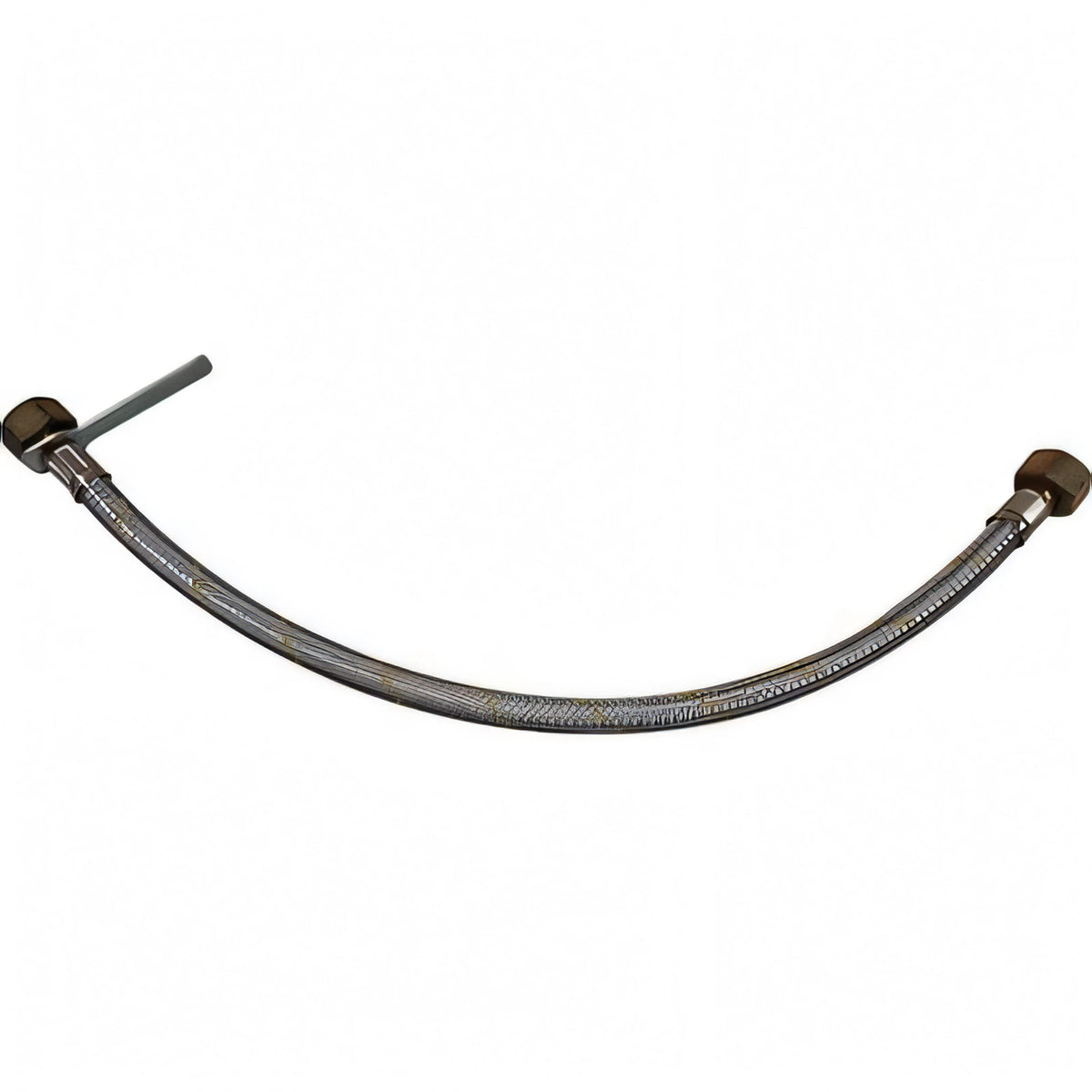 Tubo flessibile GPL a treccia metallica con raccordo Parigi, 50 cm