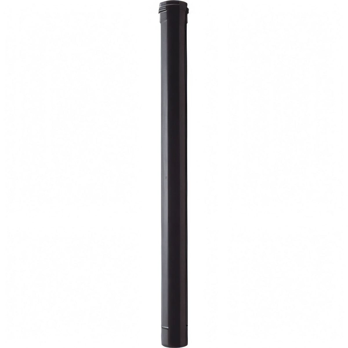 Tubo Save light per pellet, Ø 8 cm, lunghezza 100 cm, nero opaco