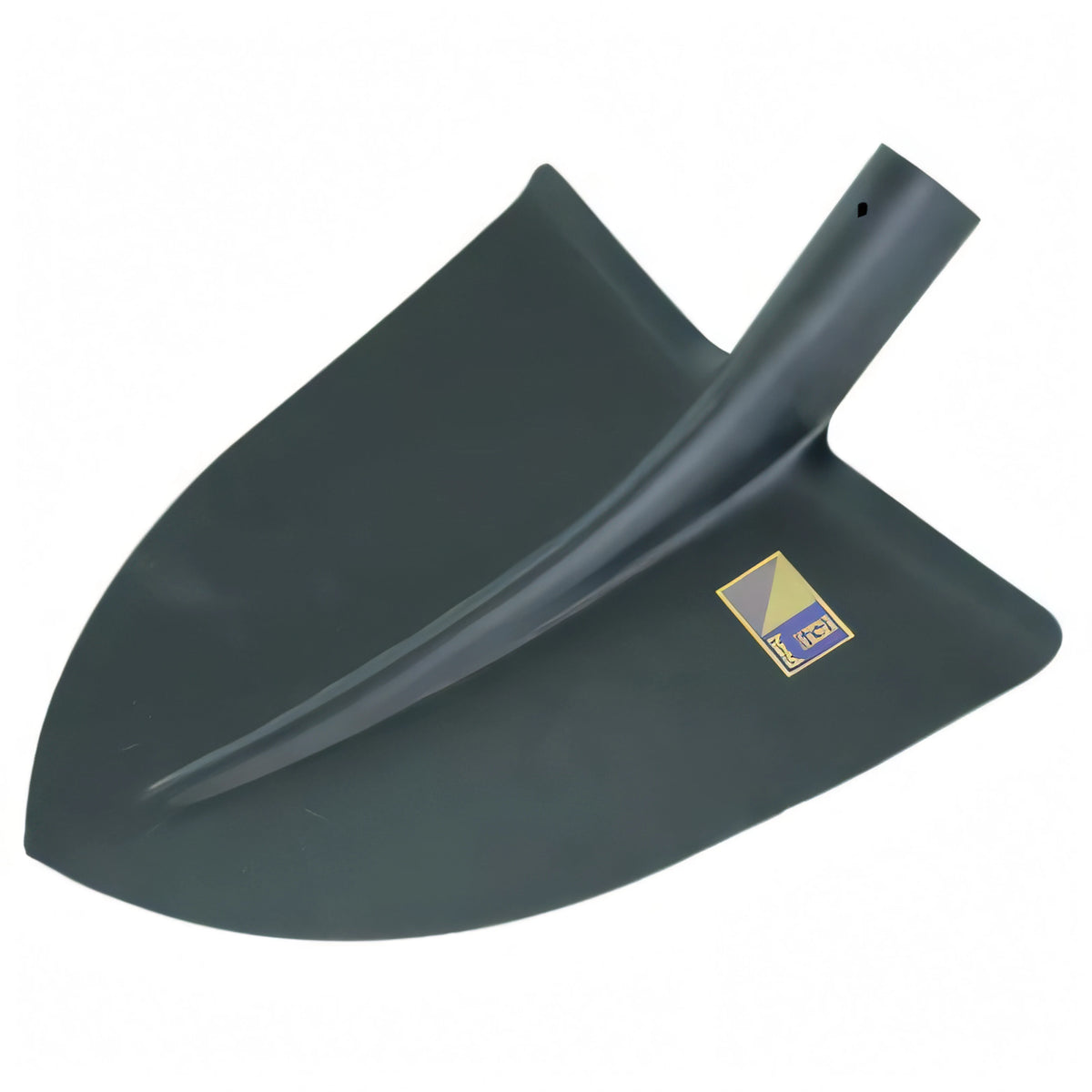 Badile a punta Workit in acciaio verniciato nero, base 29x30 cm, senza manico