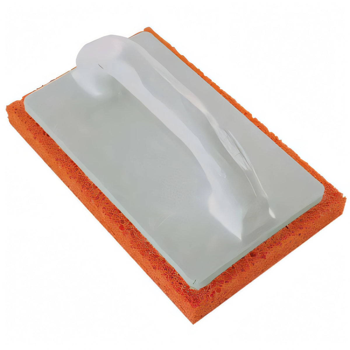 Frattone in gommaspugna arancio base plastica