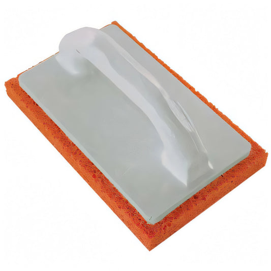 Frattone in gommaspugna arancio base plastica