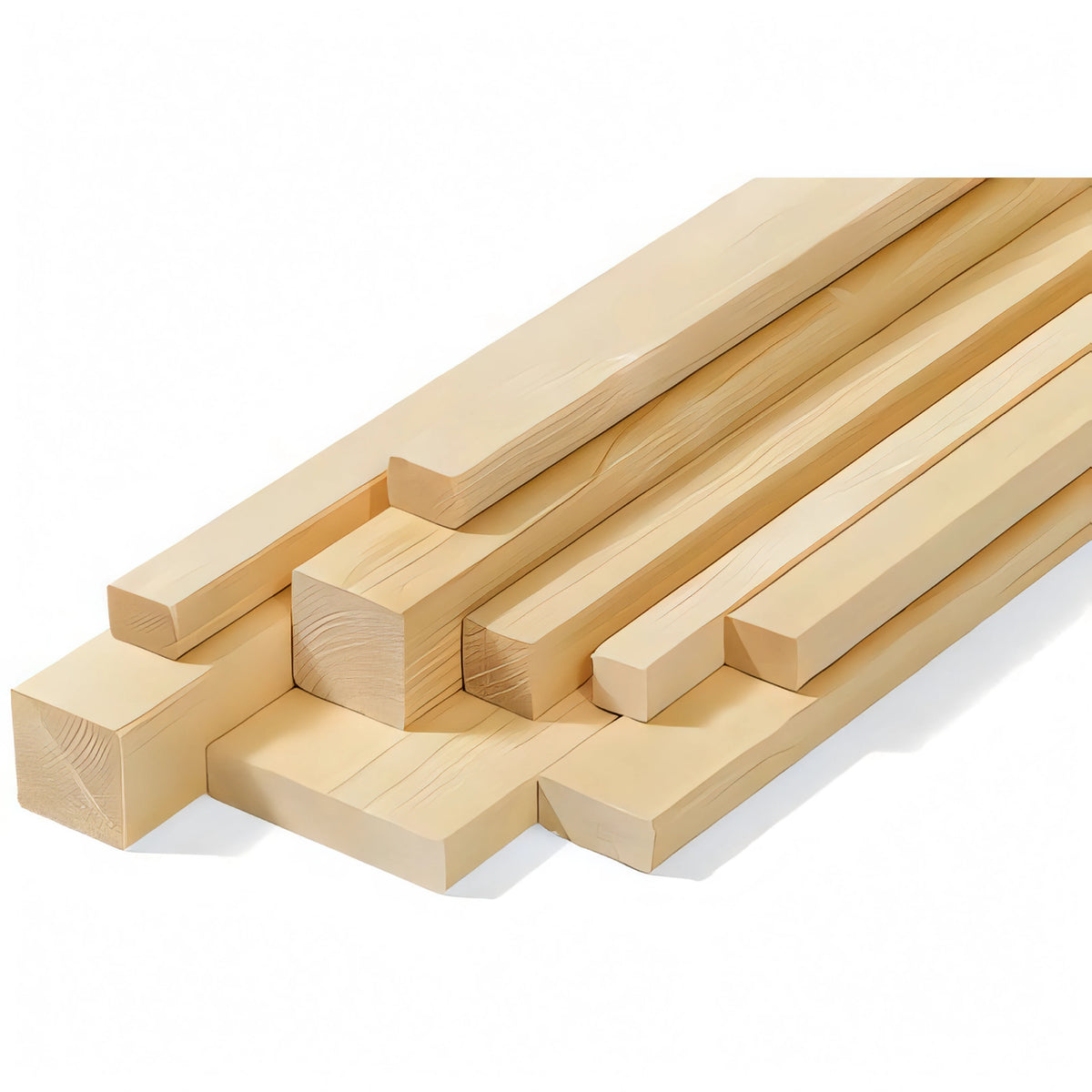 Listello piallato Pircher in abete, sezione 30x40 mm